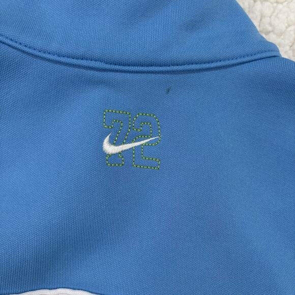 Vtg Nike Sweatshirt Youth M 10-12 Colorblock Retro Y2K 80s 90s Zip Track Jacket - Picture 8 of 10